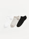 Women's Plain Booties Socks 3-Pack